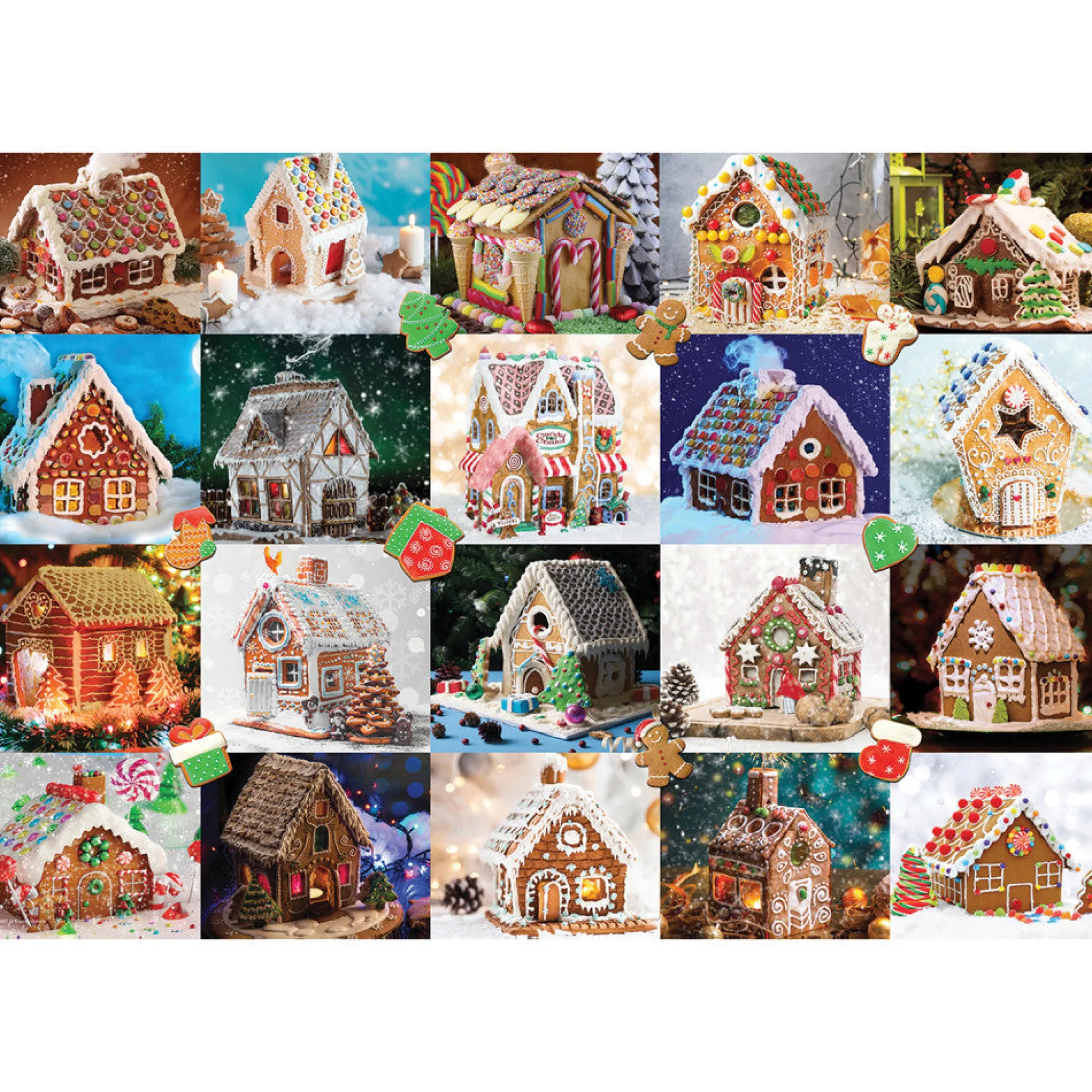 Flat River Group Eurographics Candy Christmas Gingerbread House Puzzle - 550 pc* Puzzles