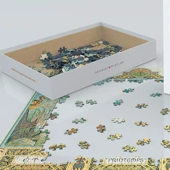 Flat River Group Eurographics Four Seasons by Alphonse Maria Mucha Jigsaw Puzzle - 1000 pc* Puzzles