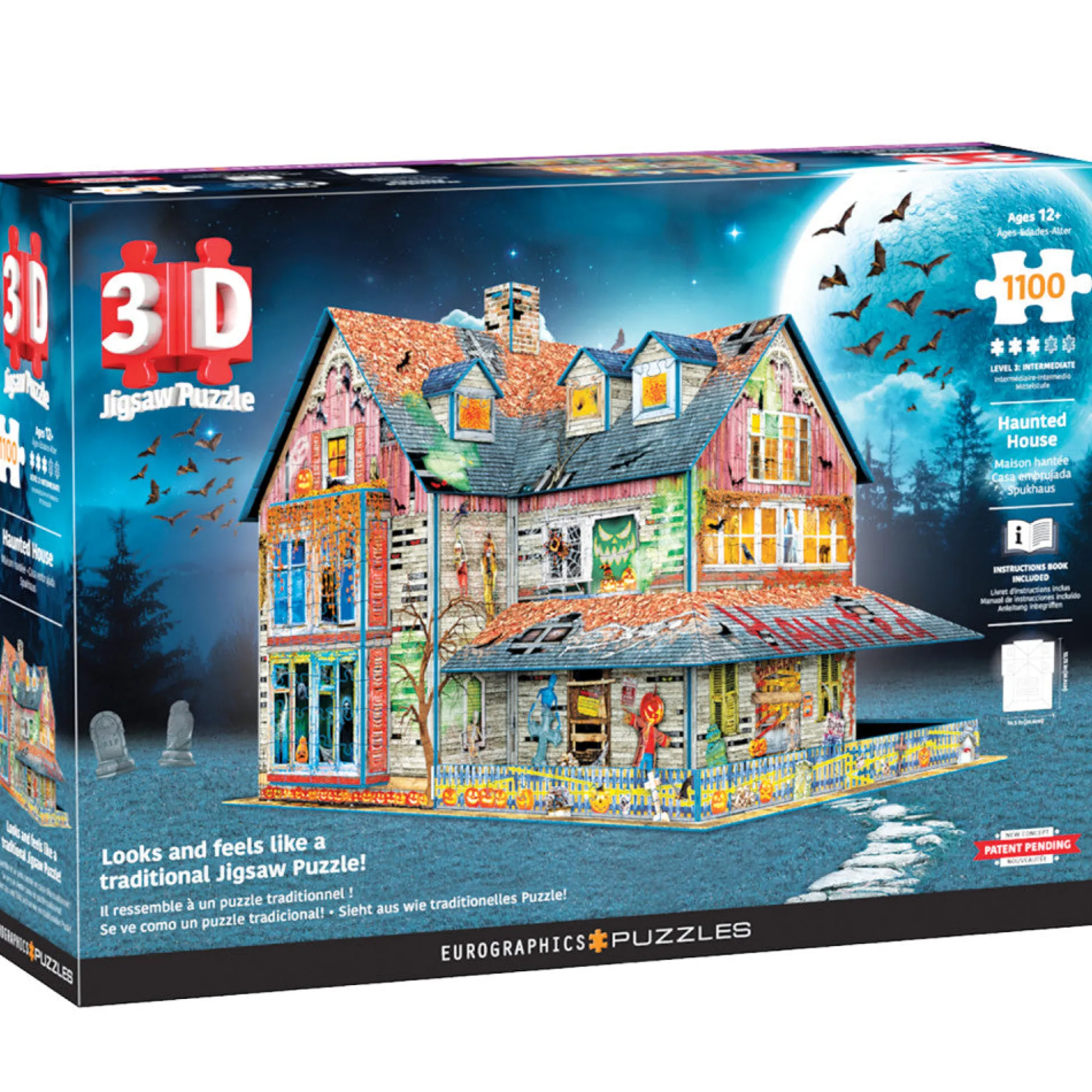 Flat River Group Eurographics Haunted House 3D Puzzle - 1100 pc* Puzzles