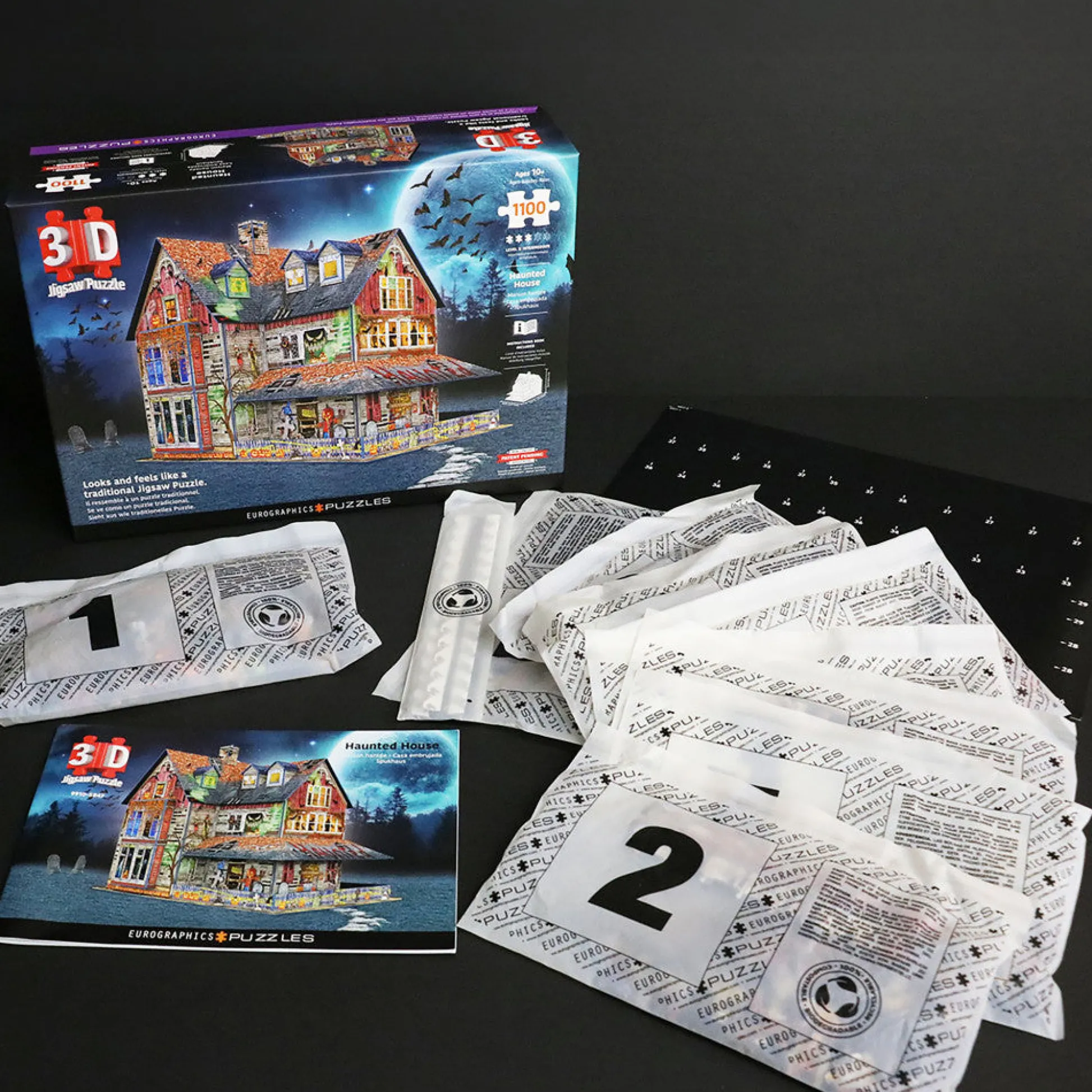 Flat River Group Eurographics Haunted House 3D Puzzle - 1100 pc* Puzzles