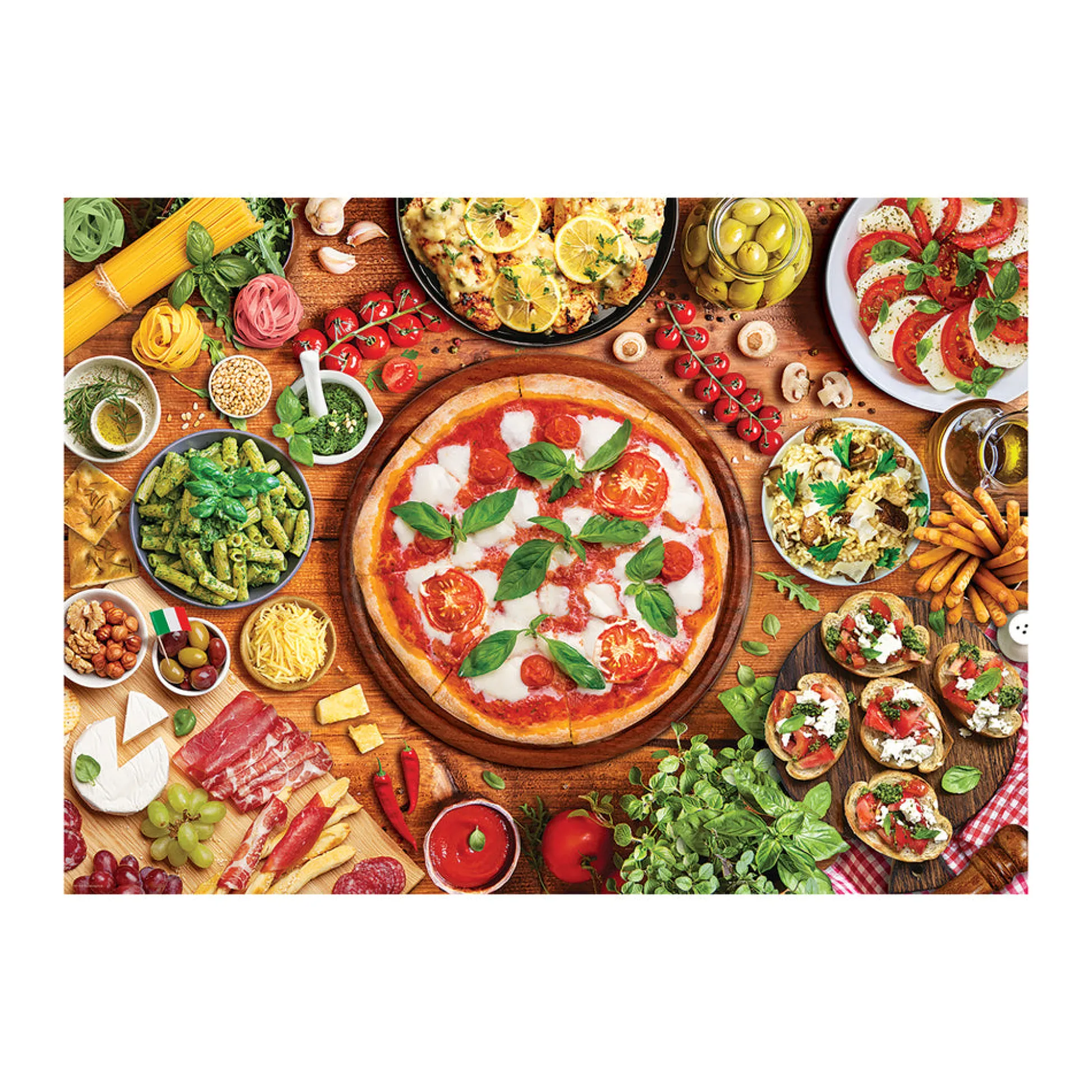 AreYouGame Eurographics Italian Table Jigsaw Puzzle - 1000 pc* Puzzles