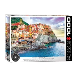 AreYouGame Eurographics Manarola, Cinque-Terre Mediterranean Oasis Jigsaw Puzzle - 1000 pc* Puzzles