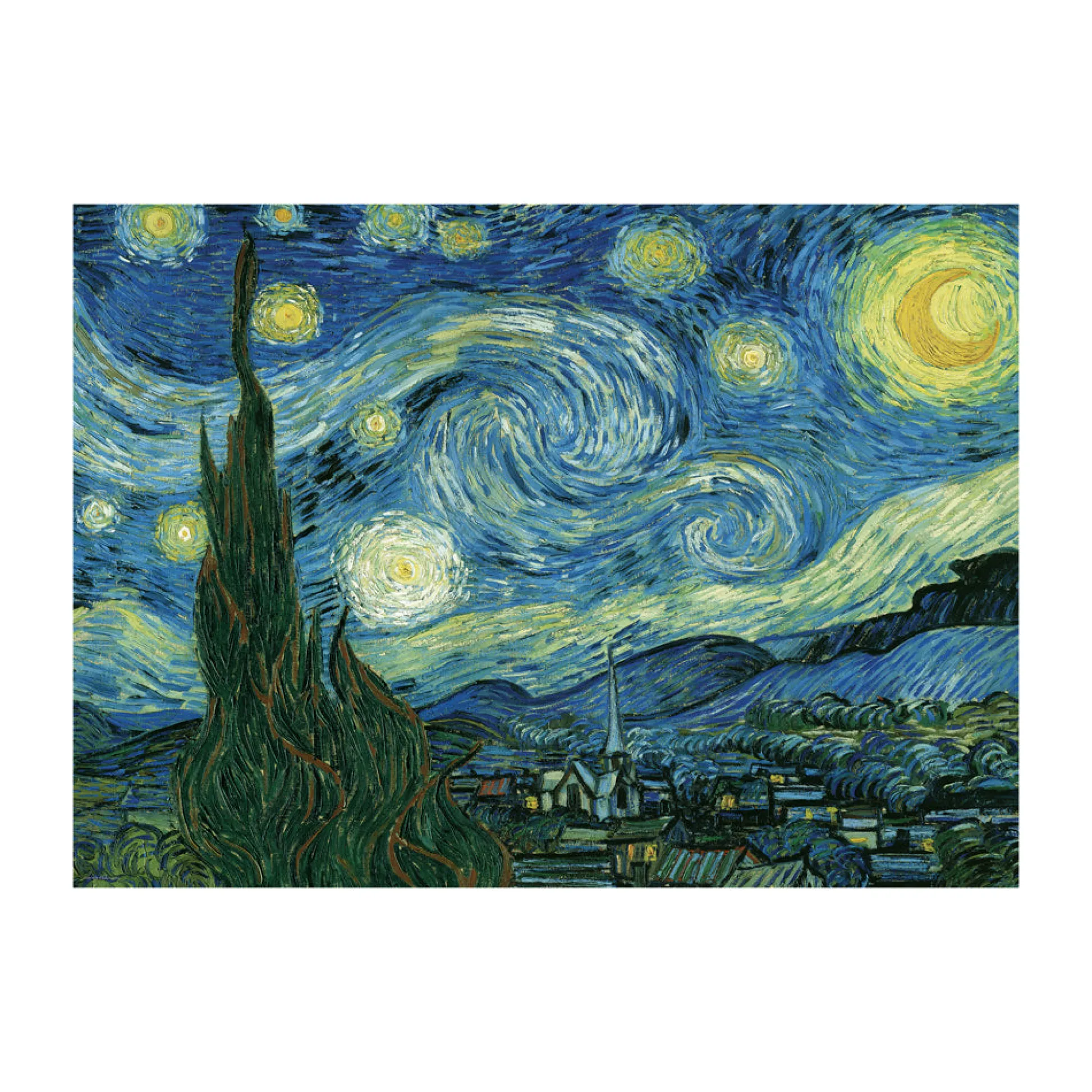 AreYouGame Eurographics Starry Night by Vincent Van Gogh Jigsaw Puzzle - 1000 pc* Puzzles