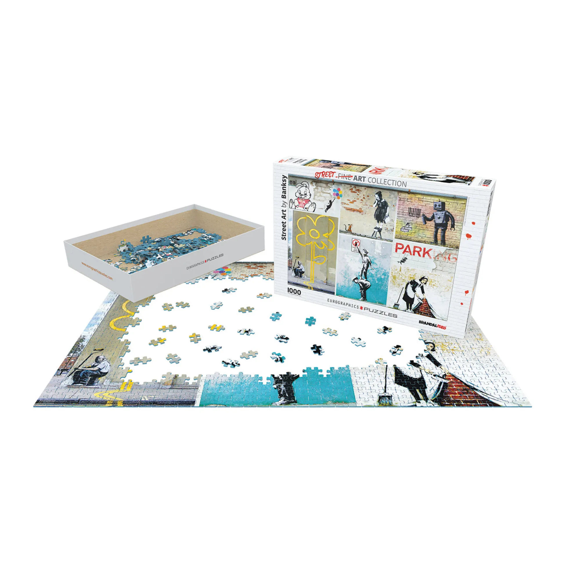 AreYouGame Eurographics Street Art by Banksy Jigsaw Puzzle - 1000 pc* Puzzles