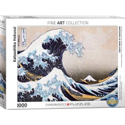 Flat River Group Eurographics The Great Wave Off Kanagawa by Hokusai - 1000 pc Puzzle* Puzzles
