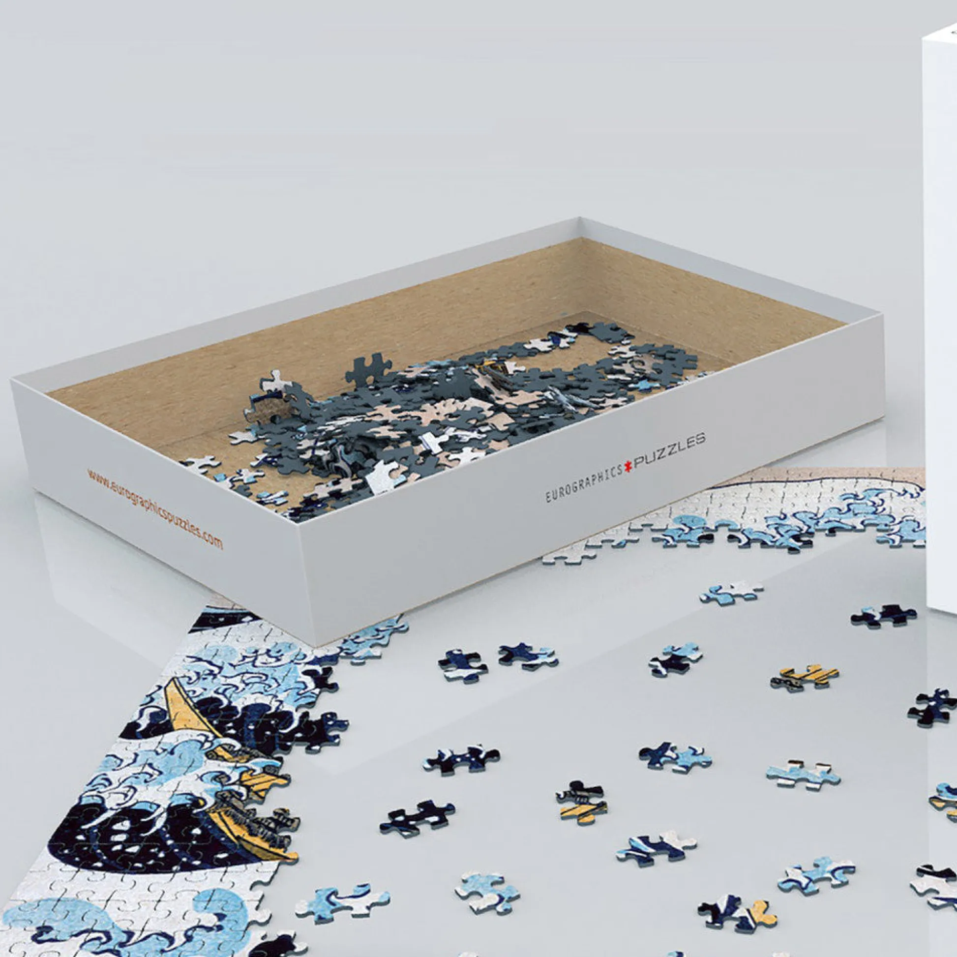 Flat River Group Eurographics The Great Wave Off Kanagawa by Hokusai - 1000 pc Puzzle* Puzzles