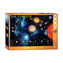 AreYouGame Eurographics The Planets Solar System Jigsaw Puzzle - 1000 pc* Puzzles