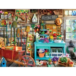 Flat River Group Eurographics The Potting Shed Spring Garden Puzzle - 1000 pc* Puzzles