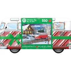 Flat River Group Eurographics VW Christmas Bus Tin Puzzle - 550 pc* Puzzles