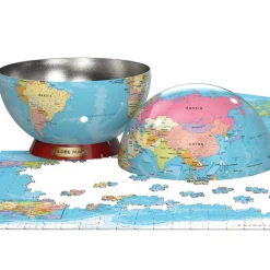 Flat River Group Eurographics World Map Jigsaw Puzzle in Decorative Tin - 550 Pieces* Puzzles