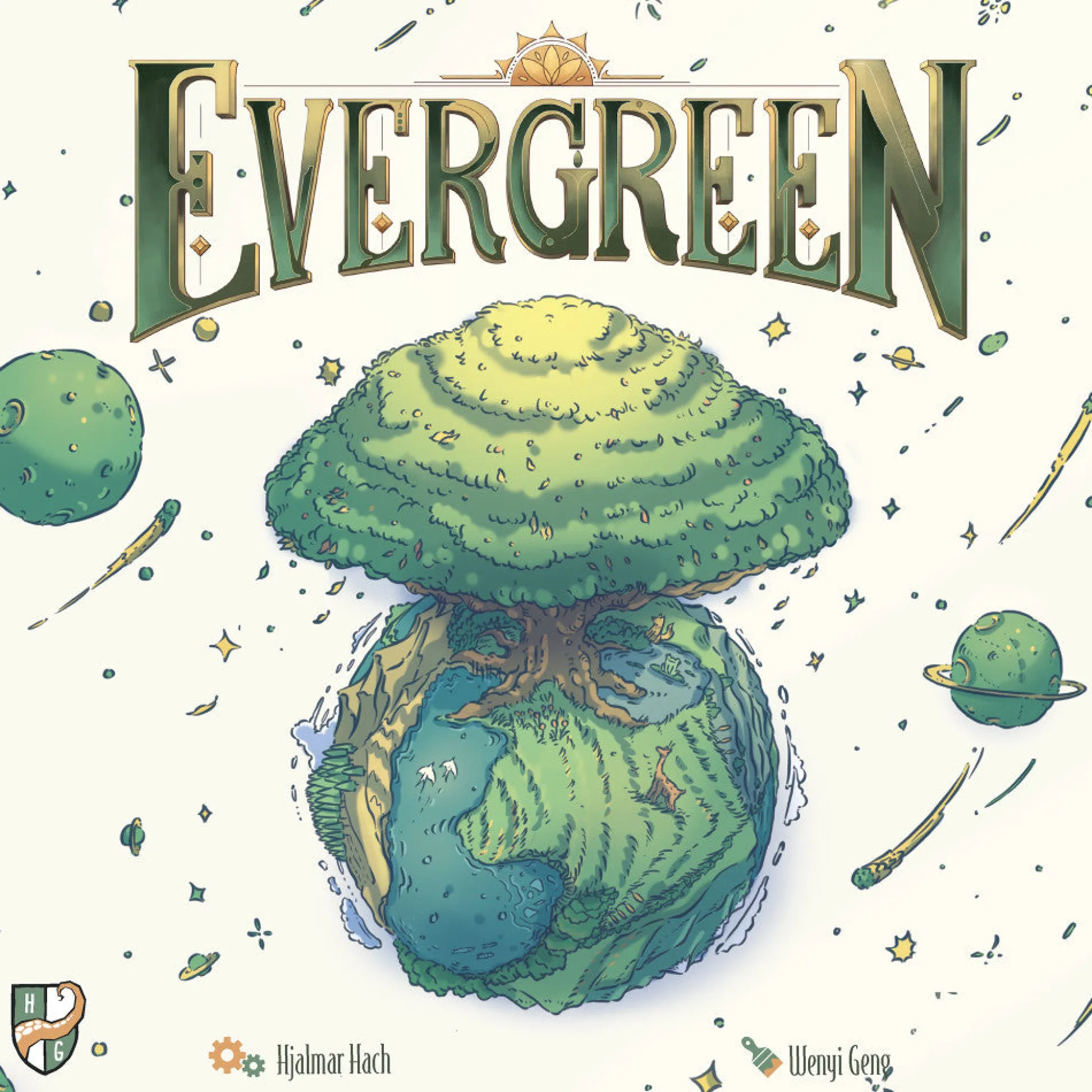 Flat River Group Evergreen Strategy Board Game by Hjalmar Hach* Board Games|Role-Playing Games