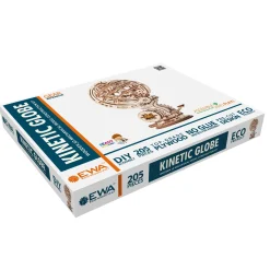 Educators Resource EWA Eco-Wood-Art Kinetic Globe - 3D Wooden STEM Puzzle Kit* Puzzles