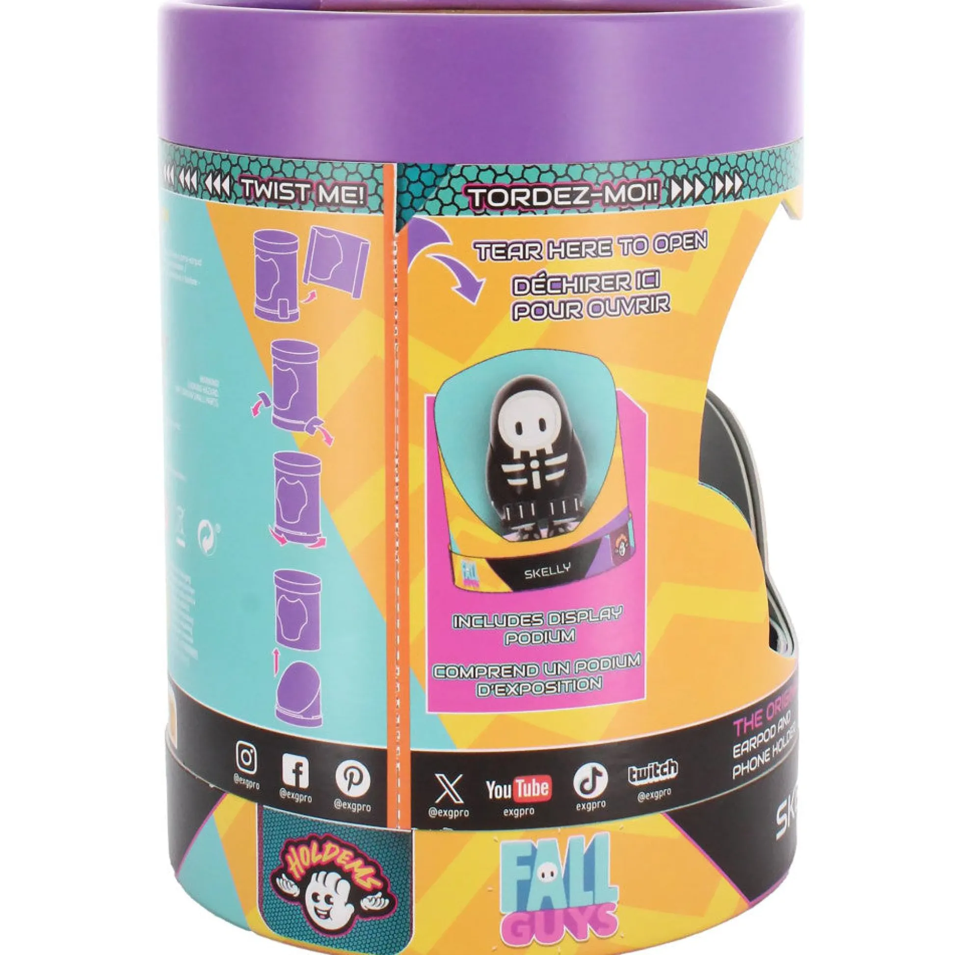 Flat River Group Exquisite Gaming: Holdems: Fall Guys - Skelly - Earbud & Phone Holder* Action Figures