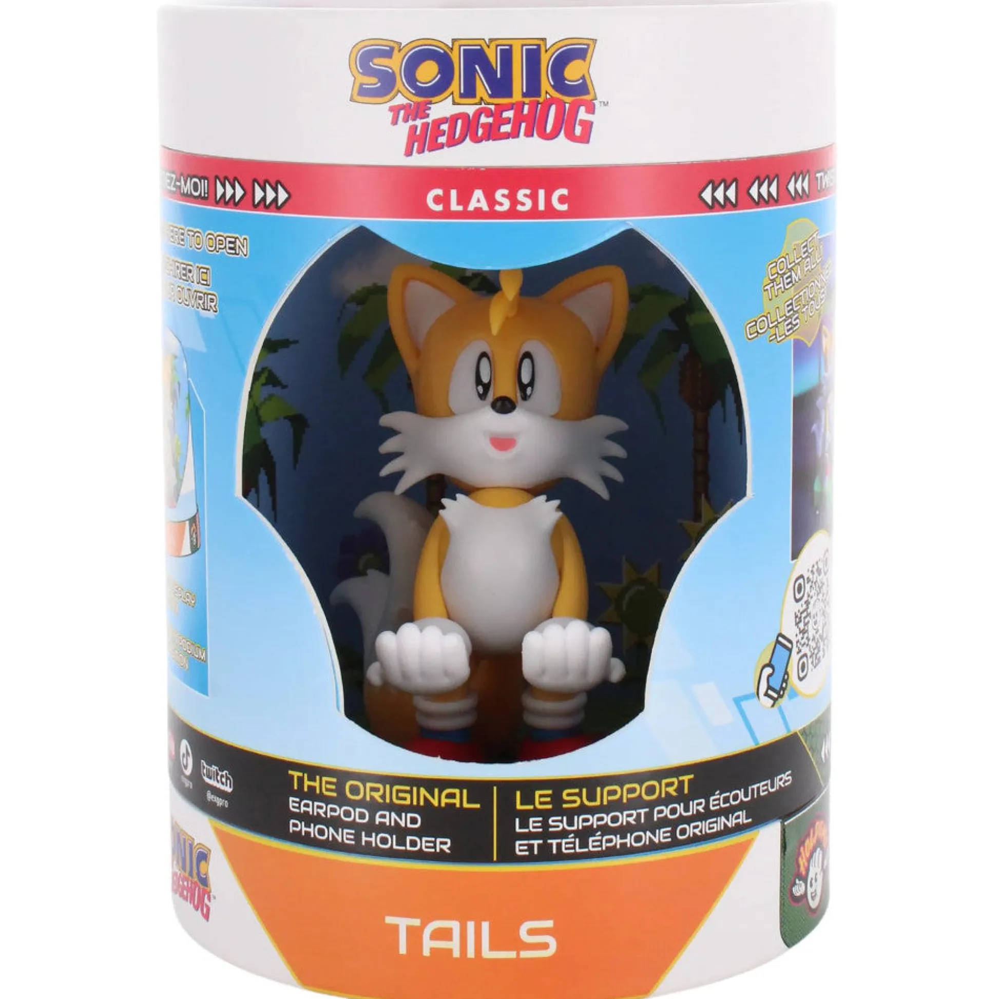 Flat River Group Exquisite Gaming: Holdems: SEGA - Tails - Earbud & Phone Holder* Action Figures