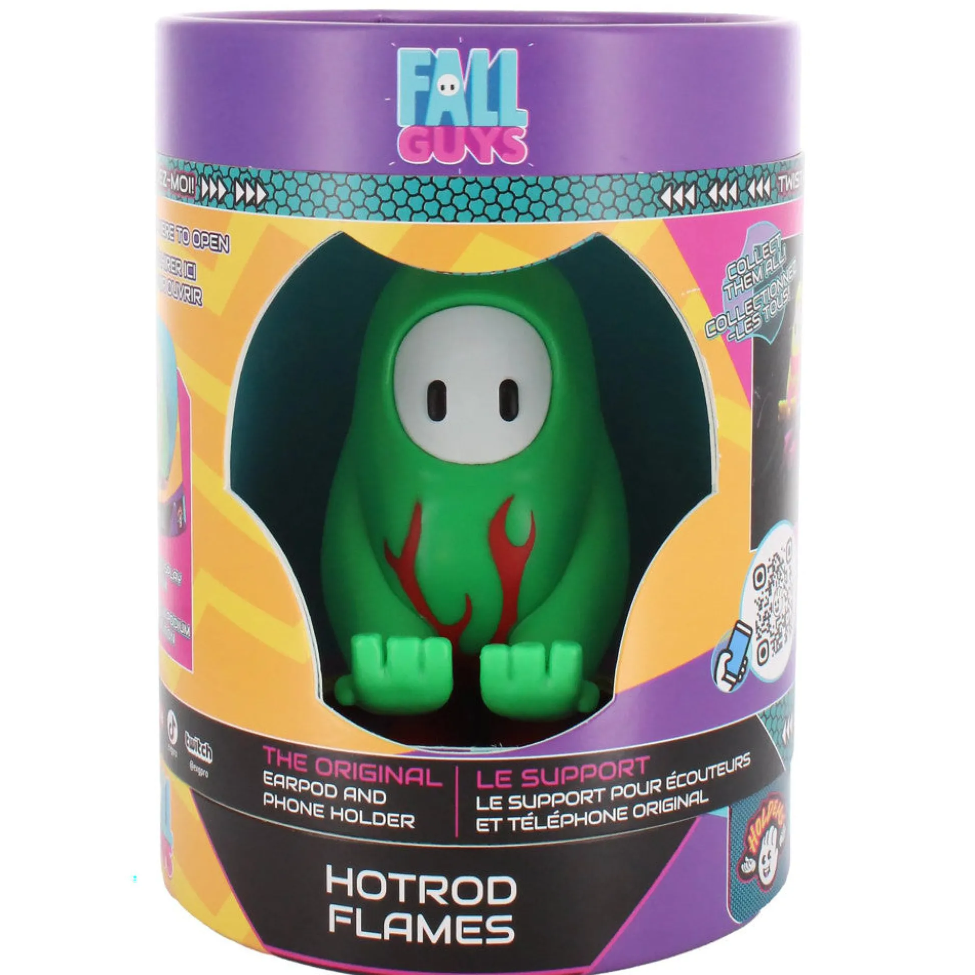 Flat River Group Exquisite Gaming: Holdems: Fall Guys - Hot Rod Flames Earbud & Phone Holder* Action Figures