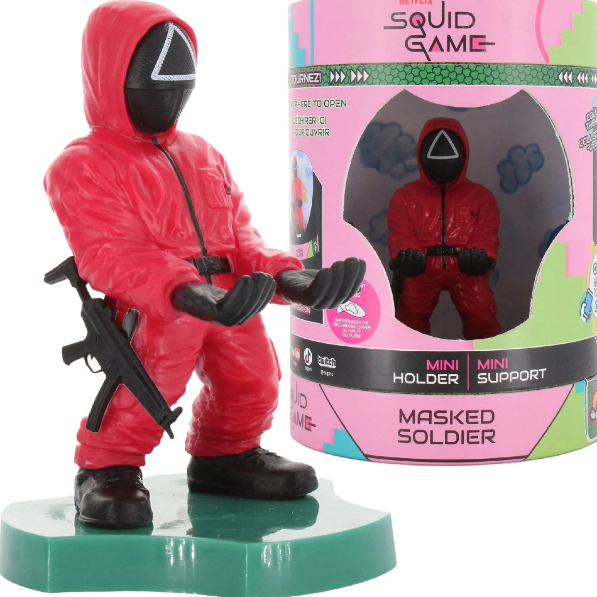 Flat River Group Exquisite Gaming Squid Games Triangle Guard Earbud & Phone Holder* Action Figures