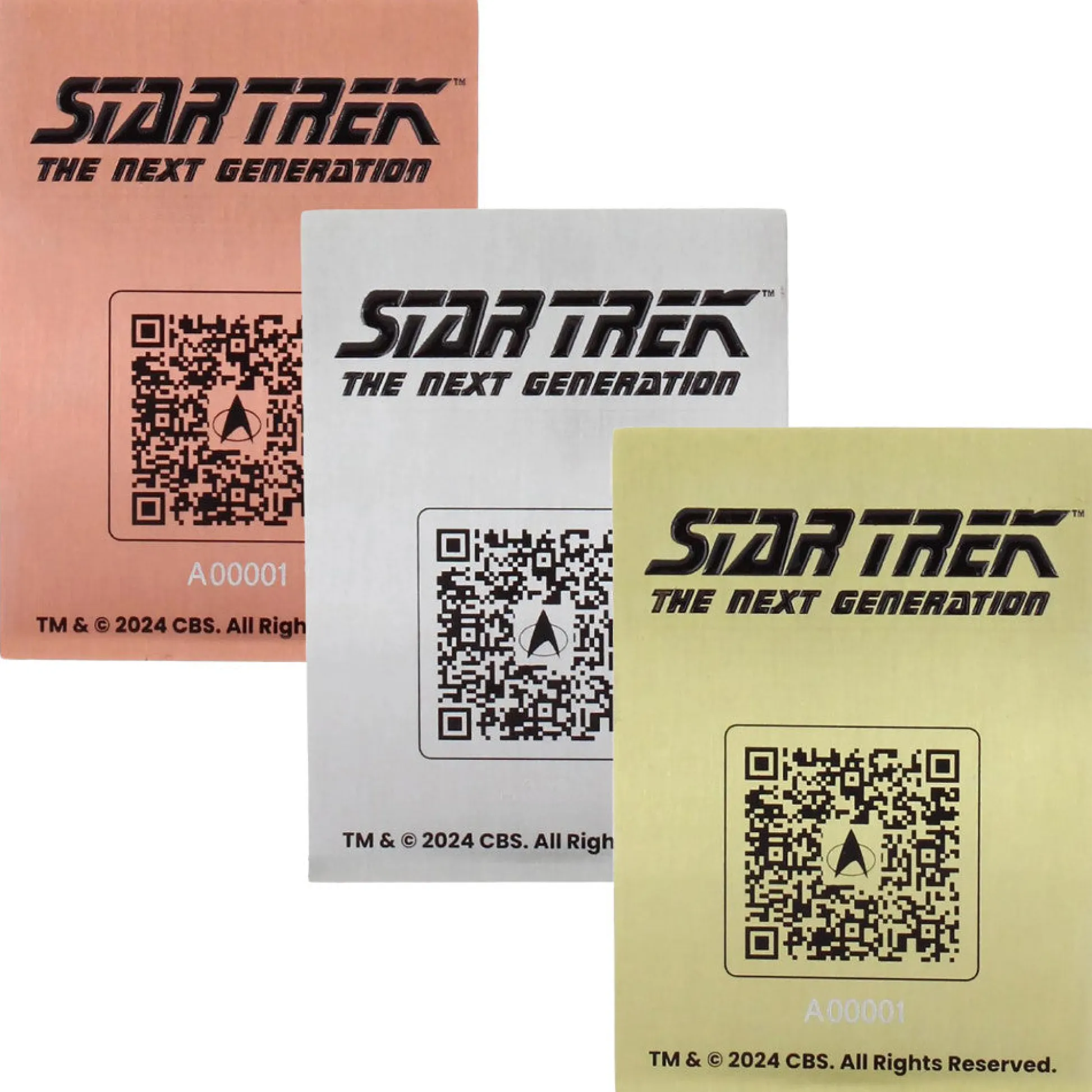 Flat River Group Exquisite Gaming Star Trek Digiplate Collector's Set - Metallic Collectible Cards* Action Figures