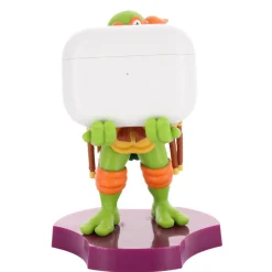 Flat River Group Exquisite Gaming TMNT Michelangelo Earbud & Phone Holder* Action Figures