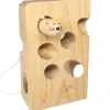 Educators Resource Extasticks Cheesalino Montessori Wooden Lacing Toy - Cheese and Mouse Design* Preschool Education Toys & Activities