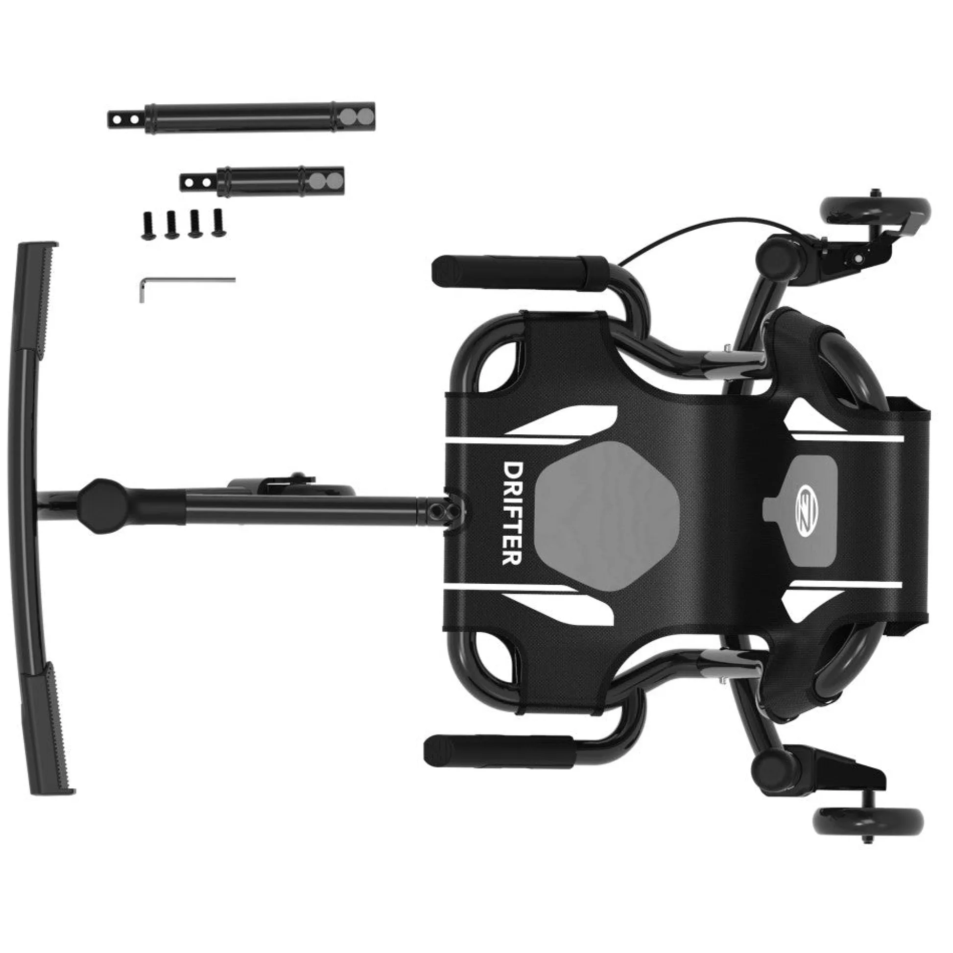 Flat River Group EzyRoller - Drifter X Series - Black Ride-On Scooter, 154lb Capacity, Ages 6+* Ride-Ons