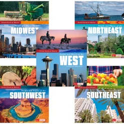 Educators Resource Fact Finders 5-Book Set: Explore U.S. Regions*Kids Reading, Writing & Speech|Kids Books