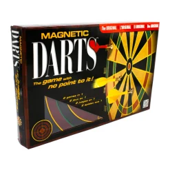AreYouGame Family Games Inc. Magnetic Darts Game - Double-Sided Fabric Dartboard* Family & Entertainments Games