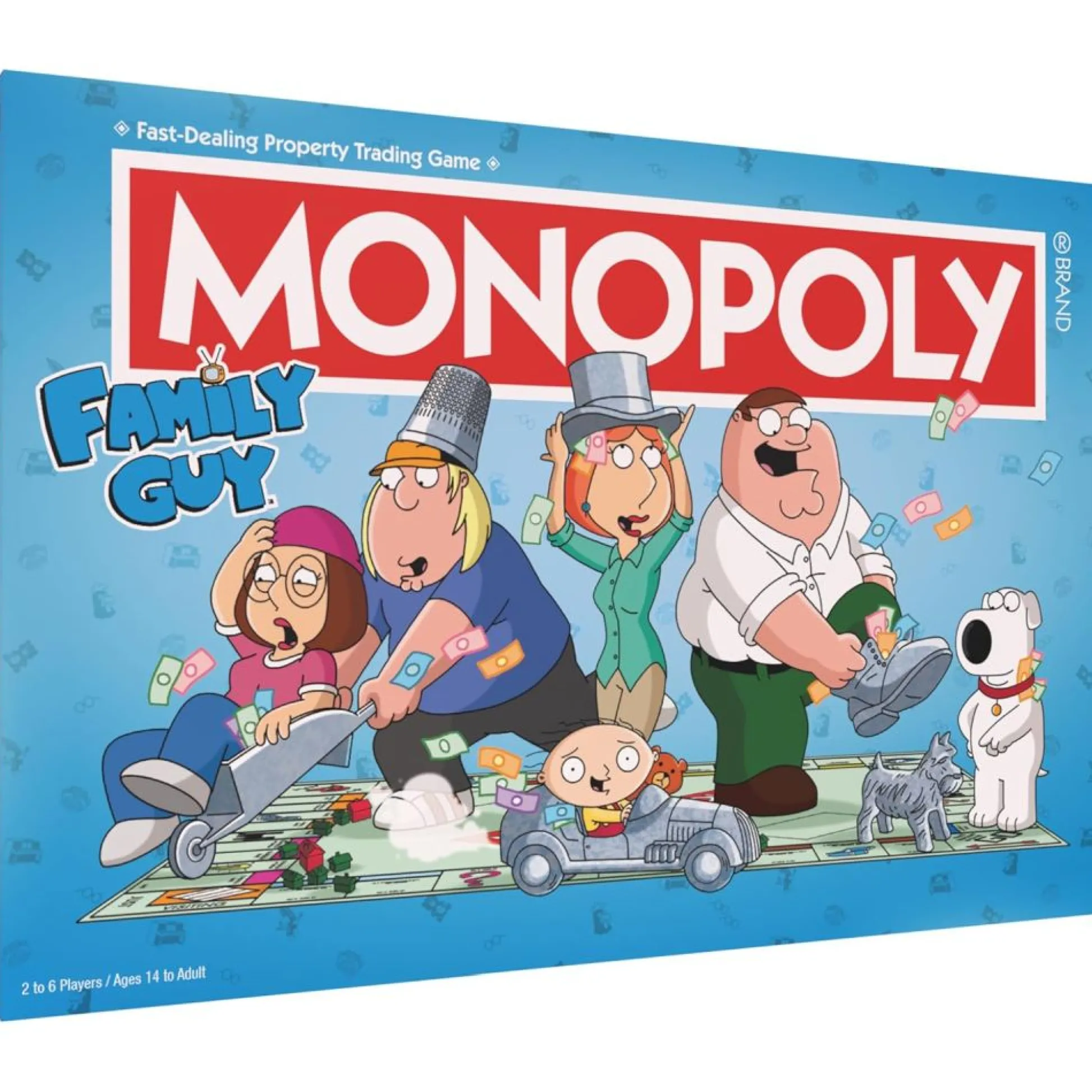 Calendar Holdings, LLC Family Guy Monopoly Board Game - Quahog Edition* Social & Emotional Skills|Role-Playing Games