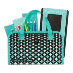AreYouGame Fashion Plates Deluxe Design Set - Creative Drawing Kit for Kids* Drawing, Color & Painting