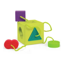 AreYouGame Fat Brain Toy Co. OombeeCube - Shape-Sorting Silicone Cube* Developmental Toys