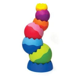 AreYouGame Fat Brain Toy Co. Tobbles Neo - Vibrant Stacking Spheres* Blocks, Sorting & Stacking Toys