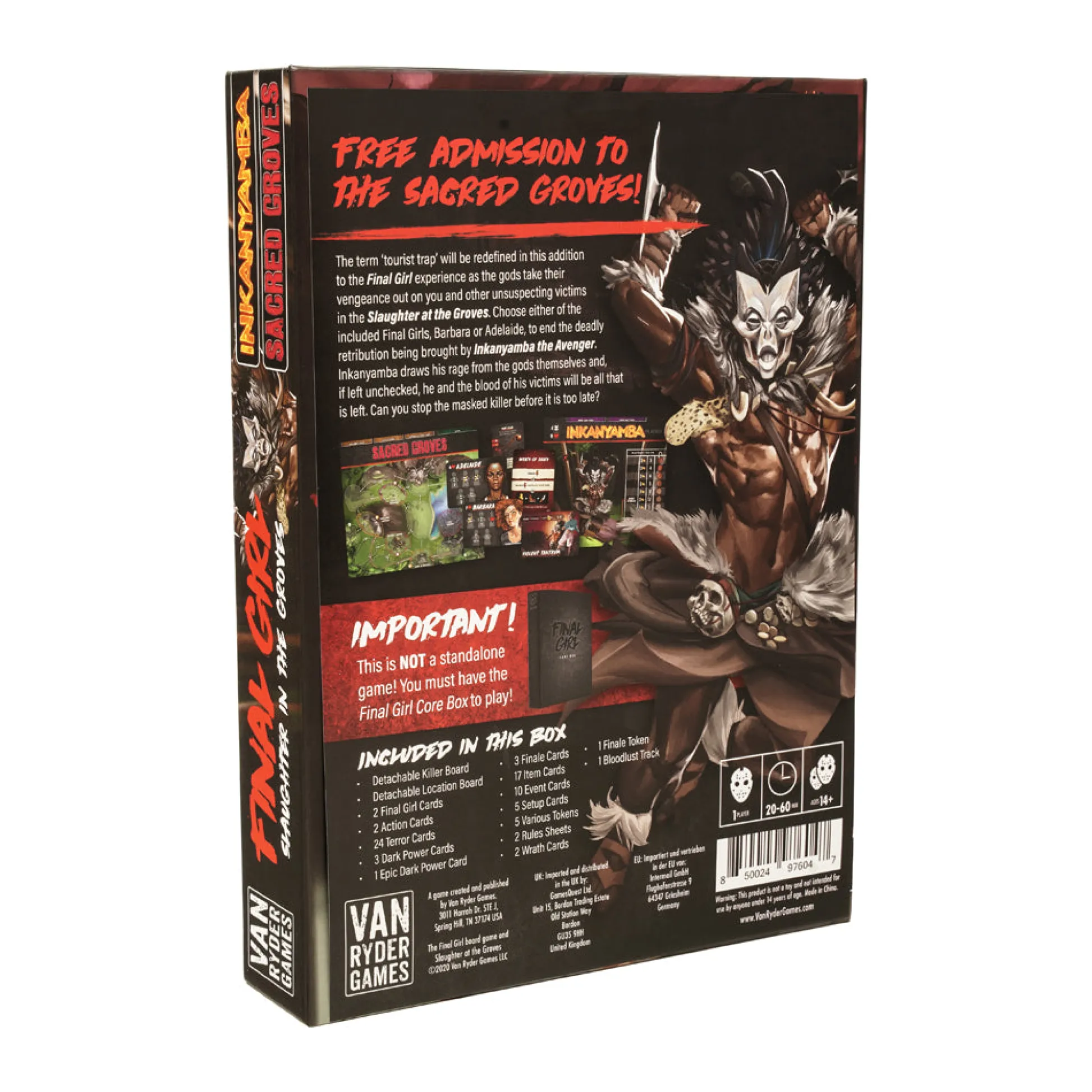 AreYouGame Final Girl: Slaughter in the Groves Feature Film Game Box* Role-Playing Games|Board Games