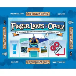 Flat River Group Finger Lakes-Opoly Themed Family Board Game by Late For The Sky* Board Games|Role-Playing Games