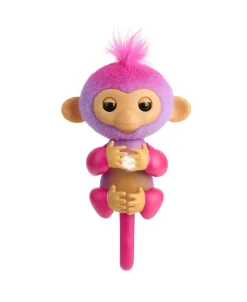 Macy's - Supplier Fingerlings Charli Interactive Baby Monkey - Pink, 70+ Sounds & Reactions* Interactive Dolls & Pets|Stuffed Animals & Plush Toys