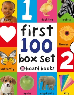 Readerlink Distribution Services First 100 Box Set: Toddler's Board Book Trio*Kids Reading, Writing & Speech|Board Books
