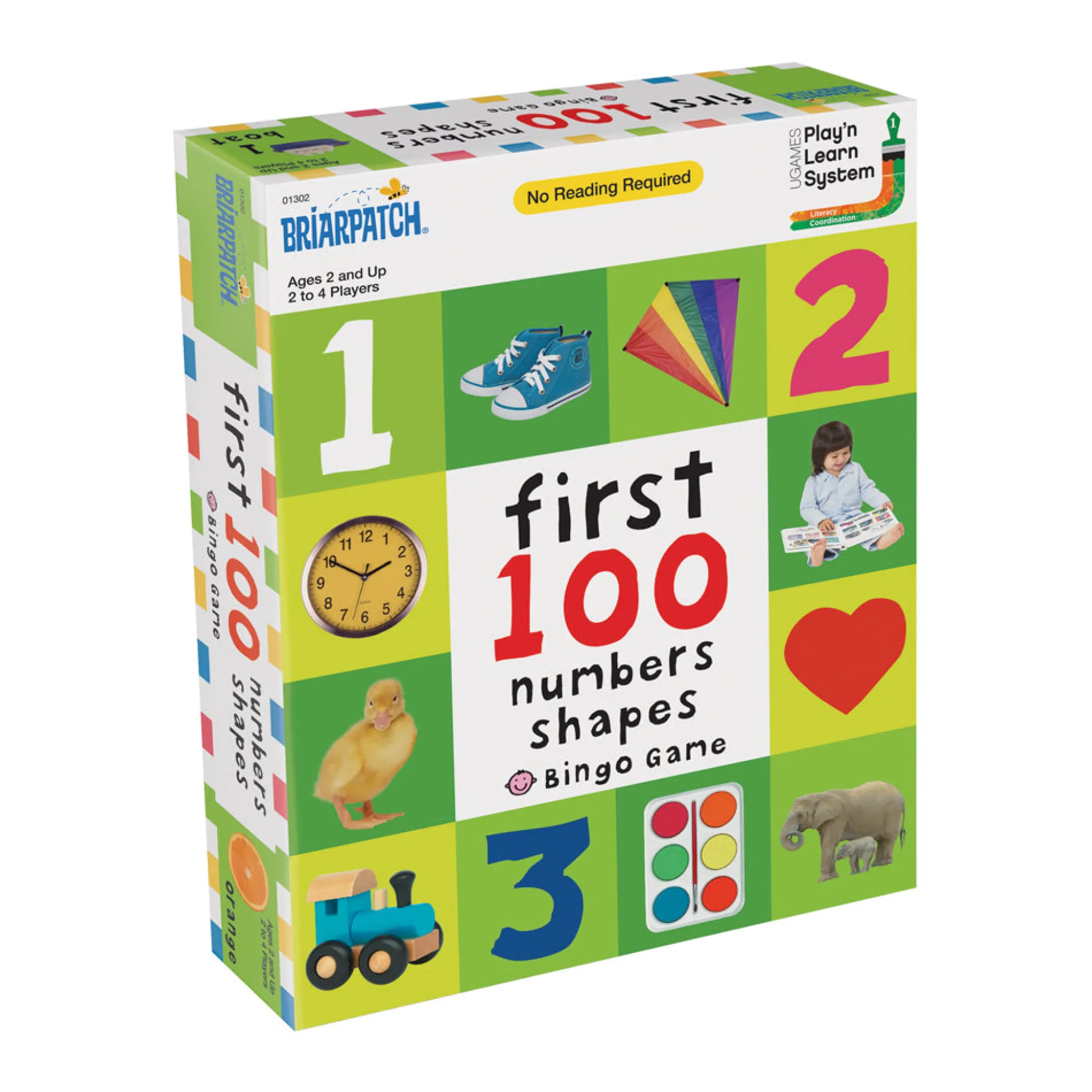 AreYouGame First 100 Numbers Shapes Educational Bingo Game by Briarpatch* Toddler & Preschool Games & Puzzles