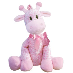 Flat River Group First and Main 11 inch Jingles Plush Giraffe - Pink* Stuffed Animals|Stuffed Animals & Plush Toys