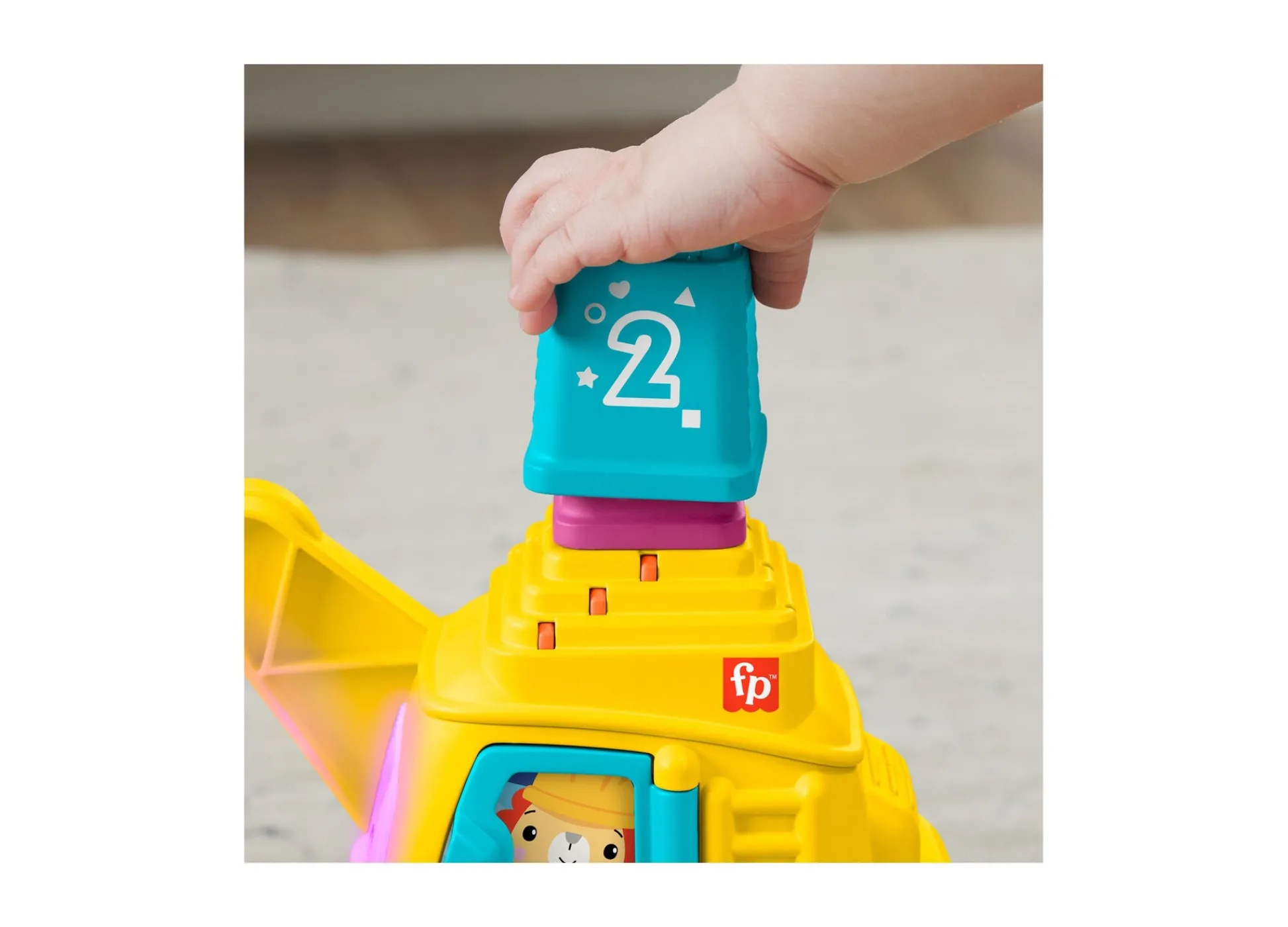Macy's - Supplier Fisher-Price Count and Stack Crane Learning Toy with Light-Up Blocks* Preschool Education Toys & Activities
