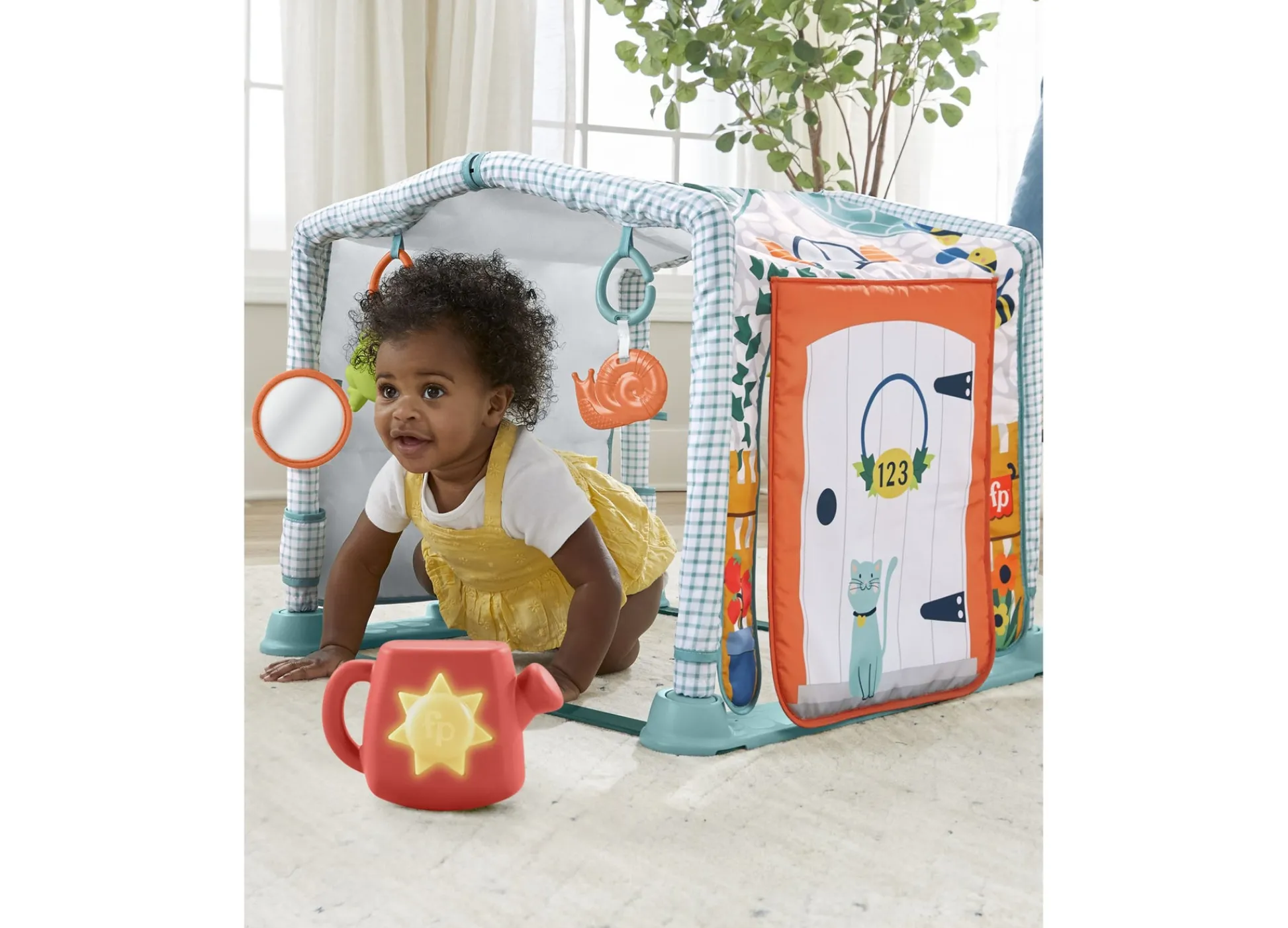 Macy's - Supplier Fisher-Price 3-in-1 Crawl & Play Activity Gym Cottage Theme* Activity Centers