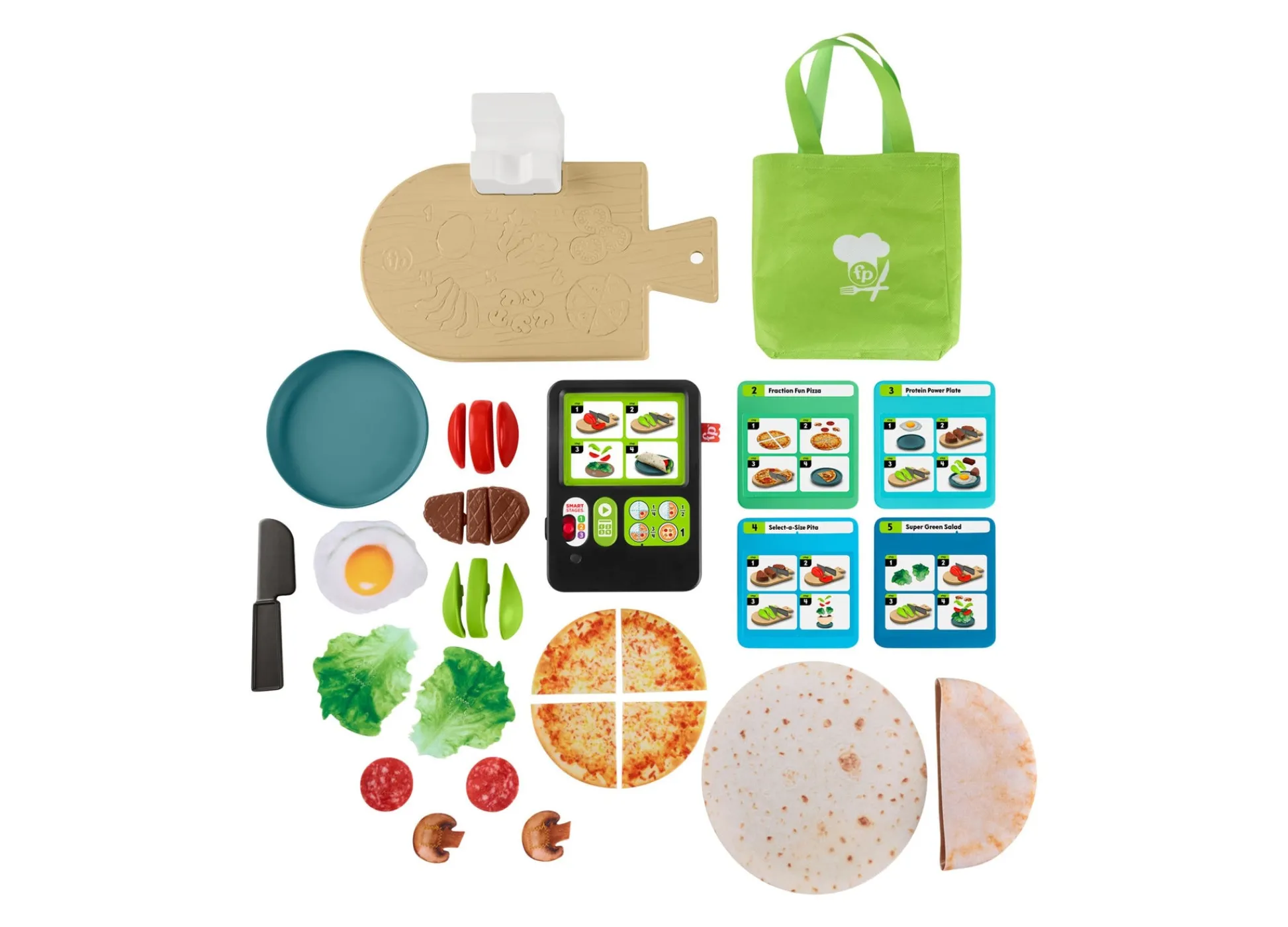 Macy's - Supplier Fisher-Price Laugh & Learn Meal Kit Preschool Playset, 30-Piece* Kitchens & Play Food|Dress Up