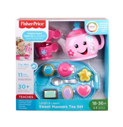 Macy's - Supplier Fisher-Price Laugh and Learn Sweet Manners Tea Set - Interactive Playset* Preschool Education Toys & Activities|Social & Emotional Skills