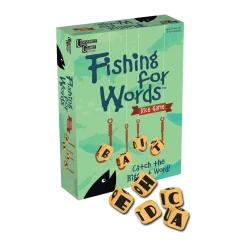 AreYouGame Fishing for Words - Dynamic Word Crafting Dice Game* Dice, Roll & Write Games