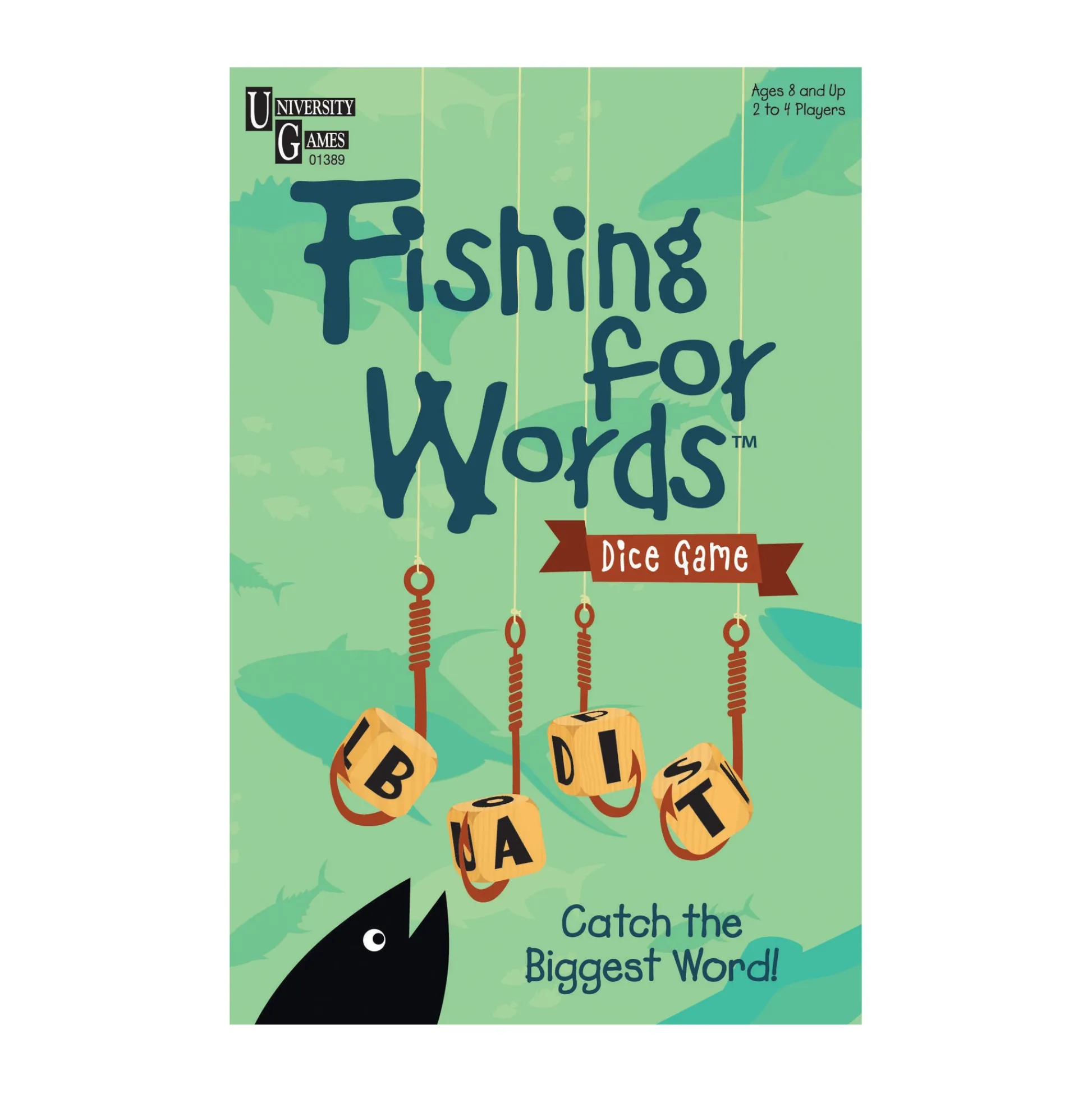 AreYouGame Fishing for Words - Dynamic Word Crafting Dice Game* Dice, Roll & Write Games