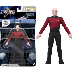 Flat River Group FleXfigs Star Trek Articulated Figures - Captain Kirk & Captain Picard* Collectible Figures & Playsets
