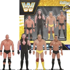 Flat River Group FleXfigs WWE Legends 4-7 inch Articulated Action Figures - The Rock, Hulk Hogan, Stone Cold, Undertaker* Collectible Figures & Playsets