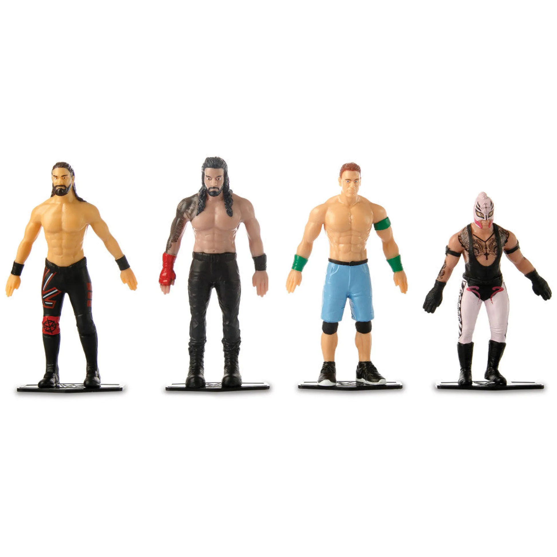 Flat River Group FleXfigs WWE Superstars 4-Pack Articulated Wrestler Action Figures* Action Figures