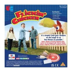 AreYouGame Flickin' Chicken Box Edition Outdoor Family Game* Family & Entertainments Games