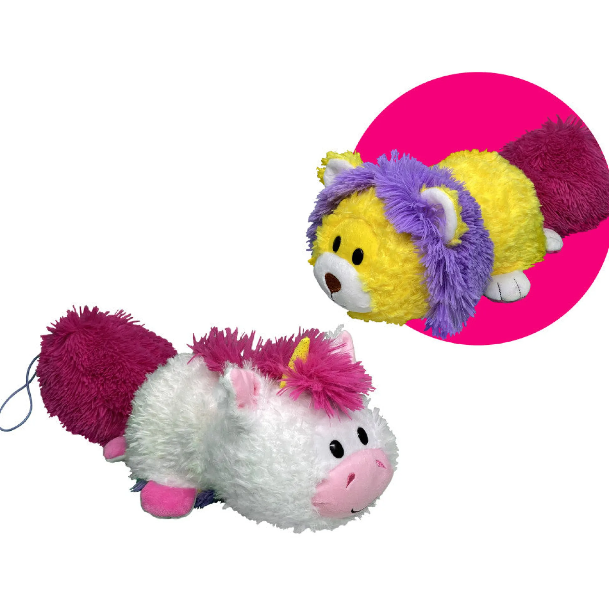 Flat River Group FlipaZoo Magic Tails 2-in-1 Plush - White Unicorn to Yellow Lion* Stuffed Animals|Stuffed Animals & Plush Toys