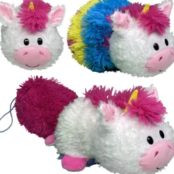Flat River Group FlipaZoo Magic Tails 2-in-1 Plush - White Unicorn to Yellow Lion* Stuffed Animals|Stuffed Animals & Plush Toys