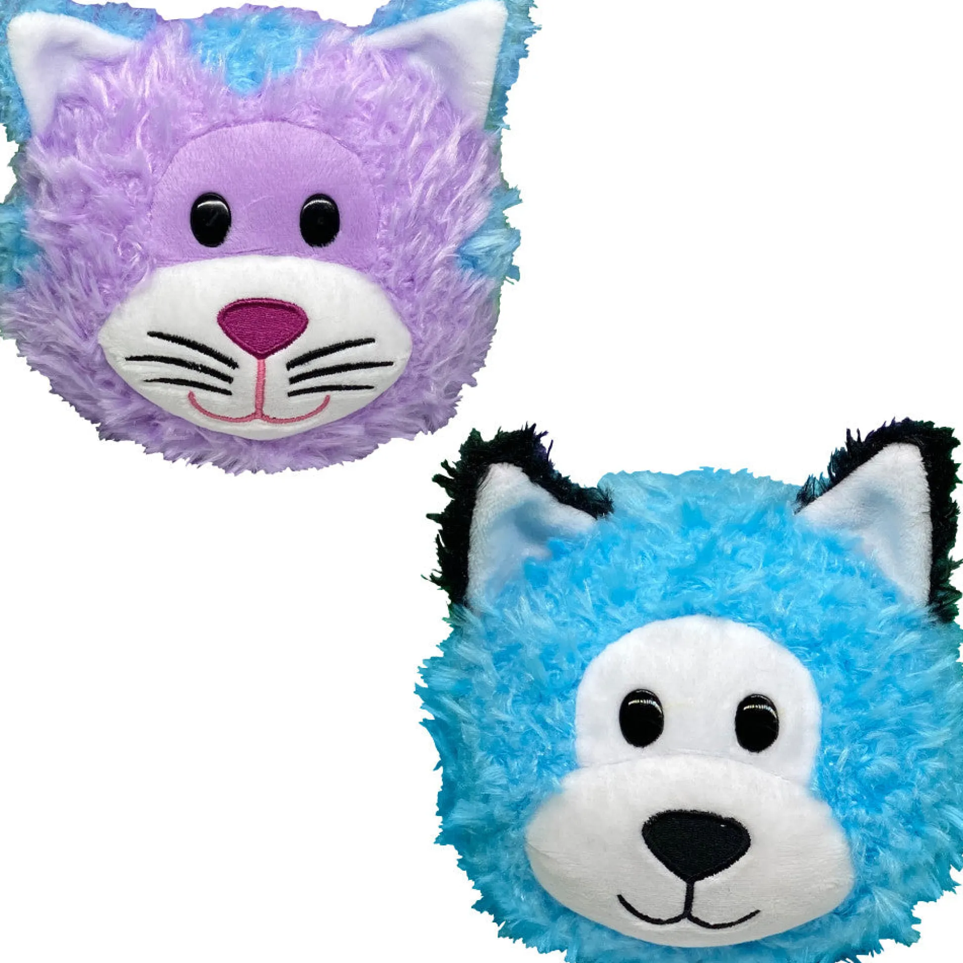 Flat River Group FlipaZoo Magic Tails 2-in-1 Plush - Transforming Purple Cat to Blue Husky* Stuffed Animals|Stuffed Animals & Plush Toys