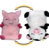 Flat River Group FlipaZoo Pig to Cow 2-In-1 Transforming Plush - Reversible Animal Toy* Stuffed Animals|Stuffed Animals & Plush Toys